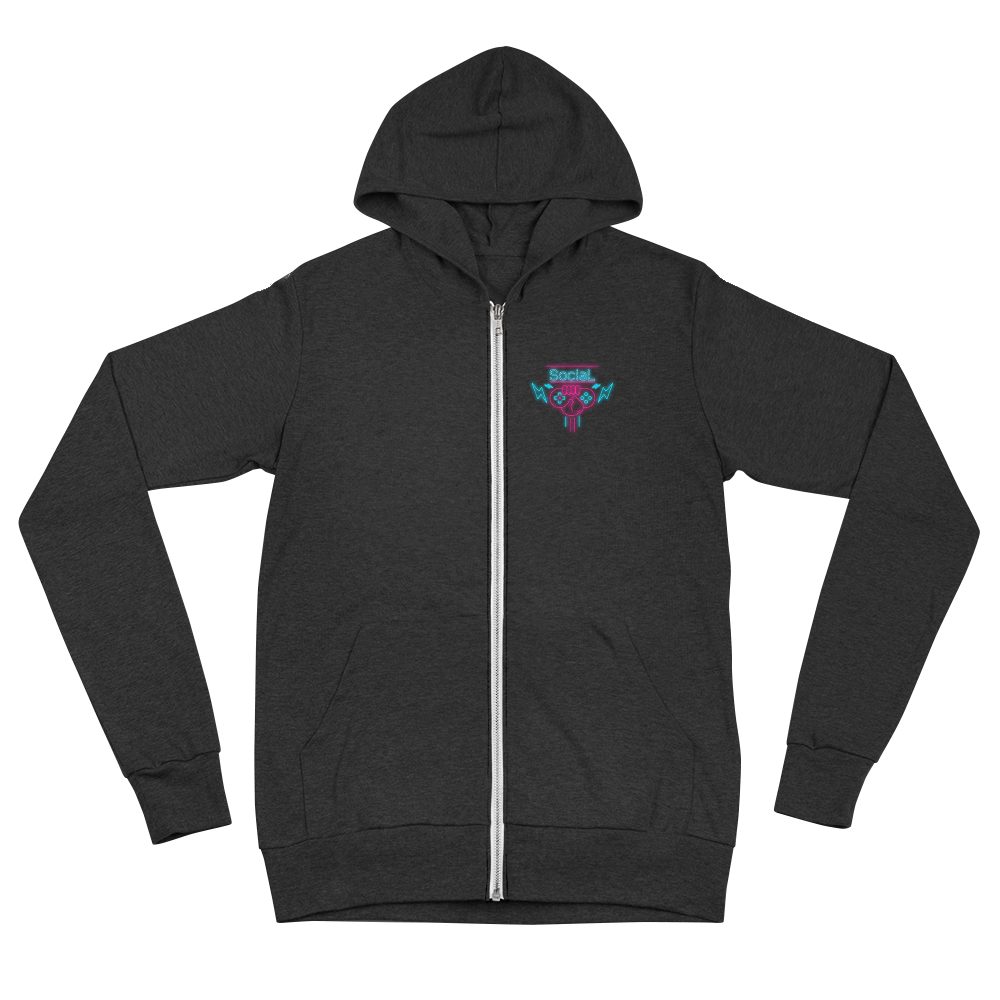 SociaL zip hoodie