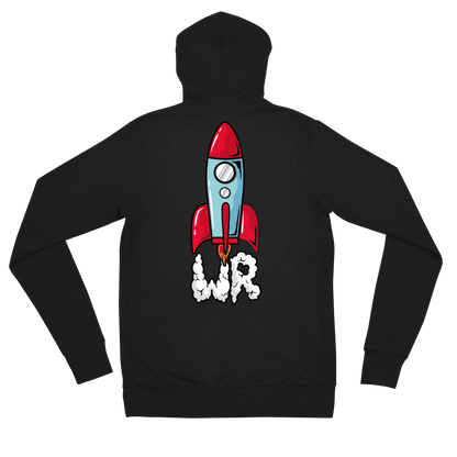 Wanderingrocket zip hoodie