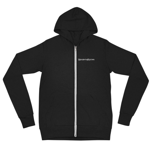 Wanderingrocket zip hoodie