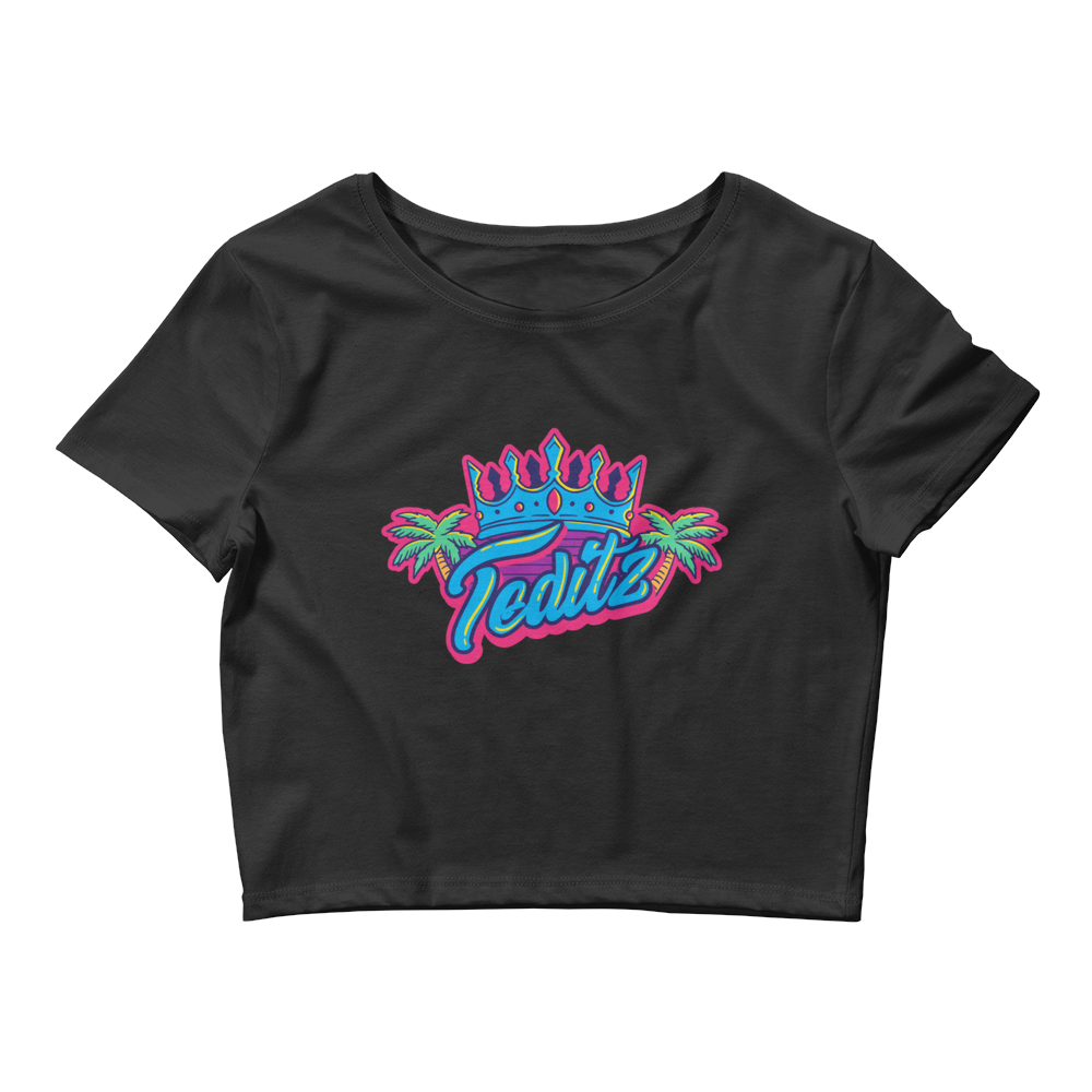 Teditz Ladies Crop Tee
