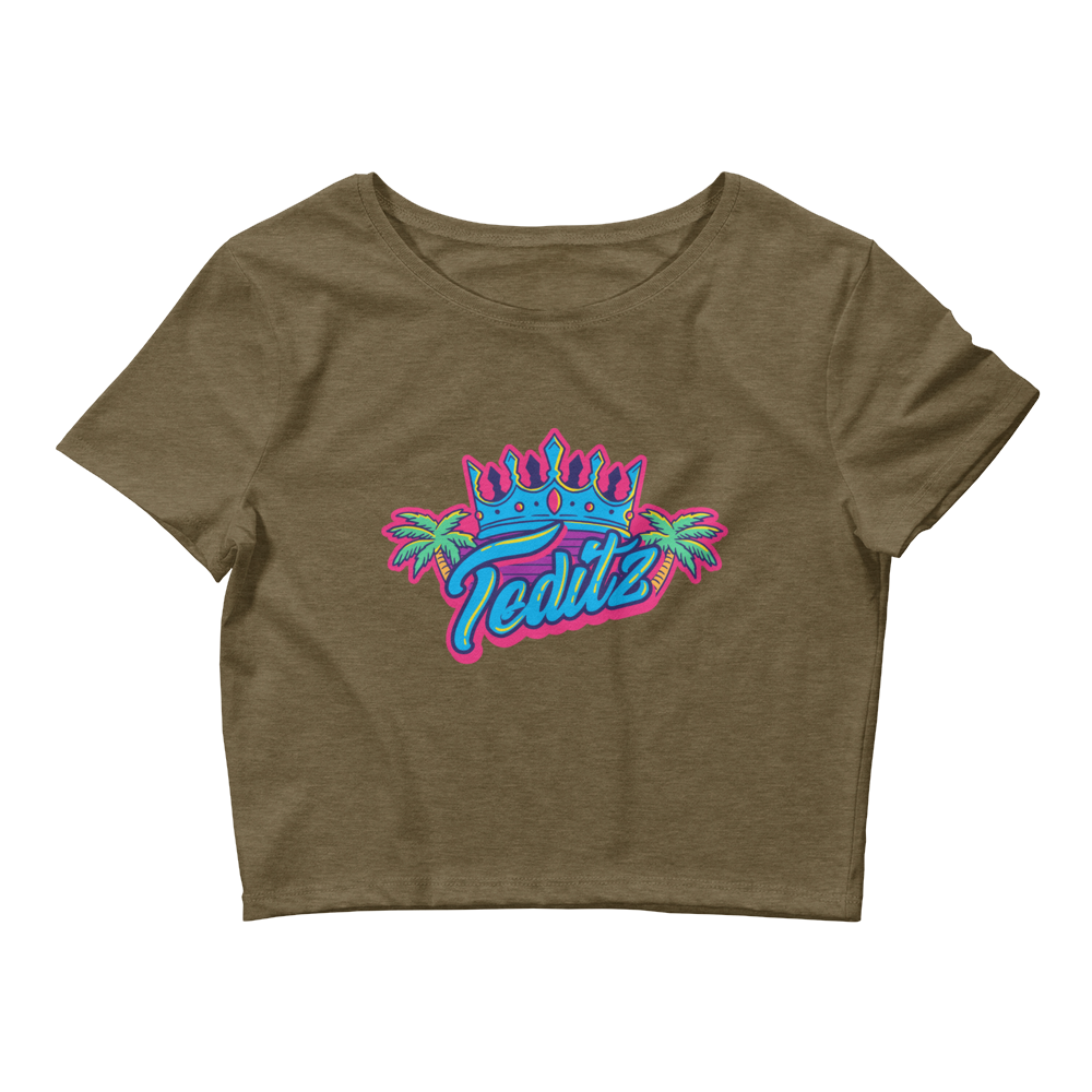 Teditz Ladies Crop Tee