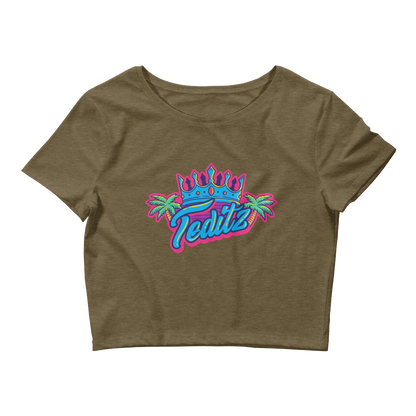 Teditz Ladies Crop Tee