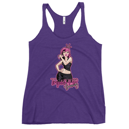 Triple PPP Gaming Ladies Racerback Tank