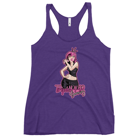 Triple PPP Gaming Ladies Racerback Tank